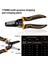 Sıyırma Pensesi 175MM Tel Stripper Çektirme Çok Fonksiyonlu Elektrikçi Tel Striptizci Ev Ağ Kablo Tel Striptizci Elektrikçi Aracı (Yurt Dışından) 3