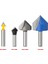 8X9.52X60DEGREE 1 Adet 8mm Shank 90 Derece V Oluk Şablonu V-Groove V Kanal Açma Yönlendirici Bit Temizleme Gömme Trim Köşe Yuvarlak Koy Kutusu Uçları Araçları (Yurt Dışından) 3