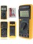 Yeşil DT9208A Profesyonel LCD Dijital Multimetre Elektrikli El Ampermetre Voltmetre Direnç Kapasite Test Cihazı Ac Dc (Yurt Dışından) 4