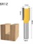 NO33 1 Adet 8mm Shank Düz Bit Tungsten Karbür Tek, Çift Flüt Yönlendirici Bit Ahşap Freze Kesici Ağaç Işleme Araçları Için (Yurt Dışından) 1