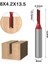 NO33 1 Adet 8mm Shank Düz Bit Tungsten Karbür Tek, Çift Flüt Yönlendirici Bit Ahşap Freze Kesici Ağaç Işleme Araçları Için (Yurt Dışından) 3