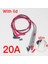 1000 V 20A-1 1 Çift Evrensel Dijital Ince Uç Iğne Multimetre Çok Metre Test Kurşun Probu Tel Kalem Kablo Multimetre Test Cihazı 1000 V 10A 20A (Yurt Dışından) 1