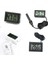 Telli Beyaz Mini Dijital Nem Ölçer Termometre Higrometre Sensör Ölçer LCD Sıcaklık Buzdolabı Akvaryum Izleme Ekranı Kapalı (Yurt Dışından) 2