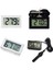 T-Telli Beyaz Mini LCD Dijital Termometre Higrometre Sıcaklık Iç Mekan Uygun Sıcaklık Sensörü Nem Ölçer Ölçer Aletler Kablo (Yurt Dışından) 2