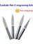Uç 0,5 Mm, 20 Derece Sap Dia.6mm Cnc Düz Dipli Oyma Araçları Oymacı 2 Adet 3.175MM 6mm Tungsten Karbür V Gravür Freze Ucu Ahşap Akrilik Plastik Pvc (Yurt Dışından) 1