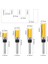 6X12.7X25 Yusun Şablon Trim Desen Bit Koyu 1/2 Dia Karbür Kesiciler Yönlendirici Bit Ağaç Işleme Freze Kesicisi Ahşap (Yurt Dışından) 2