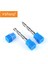 3.175X2.5X12 Vsharp 2 Flüt Spiral Uçlu Değirmen Cnc Gravür Yönlendirici Bit Düz Burun Upcut Freze Kesicisi Aracı Karbür Uçları Ahşap Mdf Pvc (Yurt Dışından) 4