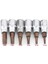 6 Adet 6 Adet/takım 1/4 "torx Tornavida Bit Seti Sürücü Soket Kafa Tornavida Malzeme El Aleti Seti T10 T15 T20 T25 T30 T40 (Yurt Dışından) 2