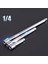 Yumuşak Biyel Soket Cırcır Anahtarı Uzatma Çubuğu 1/4 "50/100/150/250MM Cırcır Anahtarı Soket Genişletici El Ayarı El Aletleri (Yurt Dışından) 2