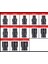 8mm Bir Adet 1/4 "kısa Darbe Soket Adaptörü Hava Prizleri 6 Nokta 4 5 6 7 8 9 10 11 12 13 14MM Elektrikli Darbeli Hava Pnömatik (Yurt Dışından) 1