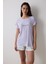 Love More Printed Şort Çok Renkli Pijama Altı 3