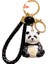 Yaratıcı Sevimli Panda Bebek Anahtarlık Karikatür Anahtarlık Çanta Kolye Araba Anahtarlık Yüzük Tutucu Mutlu Çift Hediye (Yurt Dışından) 1