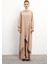 Asimetrik Kesim Tunik Pantolon Takım - Bej 1