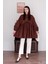 Acı Kahve Inci Detaylı Robalı Tunik & Krem Boru Paça Pantolon Takım 1