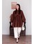 Acı Kahve Inci Detaylı Robalı Tunik & Krem Boru Paça Pantolon Takım 2