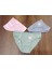 5026 Bayan Raporlu Ribana Bikini 3'lü Pembe, Lila, Yeşil 2