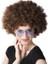 Kahve Renk Kıvırcık Afro Bonus Peruk 1