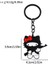 Sanrio Karikatür Hello Kitty Anahtarlık Yaratıcı Gangster Soyguncu Stil Kişiselleştirilmiş Kitty Kedi Anahtarlık Çanta Kolye Için HEDIYERENK:KC1474 (Yurt Dışından) 1