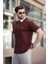 Acı Kahve Düğmeli Polo Yaka Erkek T-Shirt E7119 4