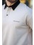 Boyalı Gri Düğmeli Polo Yaka Erkek T-Shirt E7119 3
