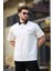 Ekru Düğmeli Polo Yaka Erkek T-Shirt E7119 1