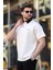 Ekru Düğmeli Polo Yaka Erkek T-Shirt E7119 2