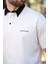 Ekru Düğmeli Polo Yaka Erkek T-Shirt E7119 3