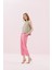 Dekolteli Triko Bluz Turkuaz Pembe Y2571004_656 4