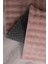 Bubble Oval Yumuşak Peluş Kaymaz Salon Oturma Odası Balkon Halısı Yolluk Pembe 3