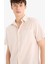 %100 Pamuk Regular Fit Polo Yaka Kısa Kollu Gömlek F0196AX25SP 1