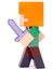Minecraft Metalfigs Die Cast Figür - Alex 3