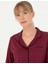 Kadın Bordo Pamuklu Modal Boydan Patlı Kutulu Pijama Takımı Q8.u.8o.k2.k.a8.p.c 4