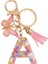 Az Dreamy Pullu Harfler Anahtarlık Kadınlar Için Püskül Kelebek Kolye Ilk Anahtarlık Çanta Süspansiyon Çanta Charms Araba Anahtarlık (Yurt Dışından) 1