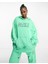 Sportswear French Terry Oversized Fleece Pullover Hoodie Kadın Sweatshirt FJ4915-363 1