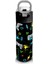 Kids Siyah Fosforlu Yeşil Gamer Desenli Pipetli ve Direkt Içim Çelik Termos 500 ml 31817 3