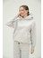 Unisex Oversize Kapüşonlu Sweatshirt ve Eşofman Altı Takımı %80 Pamuk 3 Iplik Kumaş Rahat ve Şık Tasarım 3