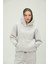 Unisex Oversize Kapüşonlu Sweatshirt ve Eşofman Altı Takımı %80 Pamuk 3 Iplik Kumaş Rahat ve Şık Tasarım 4