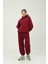 Unisex Oversize Kapüşonlu Sweatshirt ve Eşofman Altı Takımı %80 Pamuk 3 Iplik Kumaş Rahat ve Şık Tasarım 1