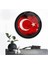 Bayrak Yuvarlak Cam Tablo 1