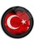 Bayrak Yuvarlak Cam Tablo 2