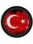 Bayrak Yuvarlak Cam Tablo 3