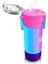Kids Renkli Çizgili Pipetli ve Direkt Içim Çelik Termos 500 ml 31836 5