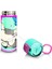 Kids Su Yeşili Pembe Kedi Desenli Pipetli ve Direkt Içim Çelik Termos 500 ml 31796 4