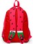 Kids Kırmızı Yeşil Karpuz Desenli Üç Bölmeli Okul Sırt Çantası 14428 2