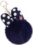 Disney Minnie Mickey Mouse Peluş Anahtarlıklar Karikatür Puantiyeli Yay Pom-Pom Anahtarlık Kolye Araba Çanta Süsü Kız Çocuk Hediye Oyuncak (Yurt Dışından) 1
