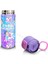 Kids Mor Pembe Unicorn Deniz Kızı Desenli Pipetli ve Direkt Içim Çelik Termos 500 ml 31982 4