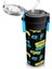 Kids Siyah Mavi Gamer Desenli Pipetli ve Direkt Içim Çelik Termos 500 ml 31984 5