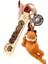 Miniso Anime Kawaii Garfield Kedi Kolye Anahtarlık Karikatür Araba Anahtarlık Anahtarlık Telefon Çanta Süs Anahtarlık Bebek Model Çocuk Hediyeleri (Yurt Dışından) 1