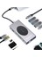 WW-9 Macbook Uyumlu Type-C To USB 3.0 4K HDMI Ethernet RJ45 VGA Sd Tf Kart Pd Aux 9 Port Çevirici Hub Adaptör 4