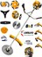 Italia F15 Motor New 8 In 1 Full Set Yan Tipi Benzinli Motorlu Ot Çalı Tırpanı Çim Makinesi 2